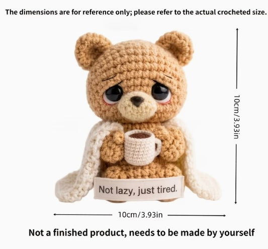 DIY horgolt maci készítő szett – Kreatív kézműves ajándék