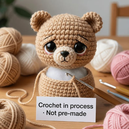 DIY horgolt maci készítő szett – Kreatív kézműves ajándék