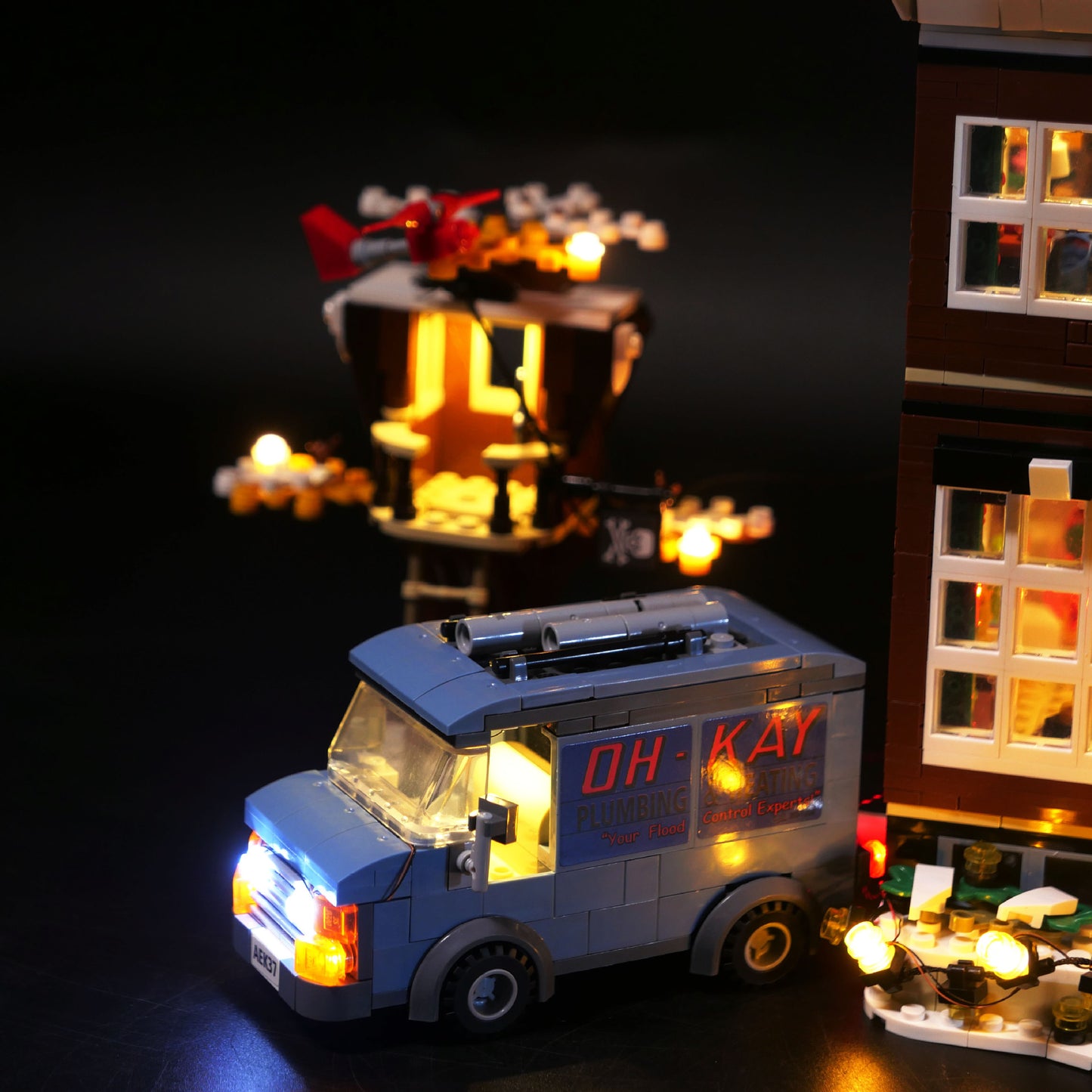 Távirányítós LED világítás LEGO 21330 Little Home-hoz | DIY készlet