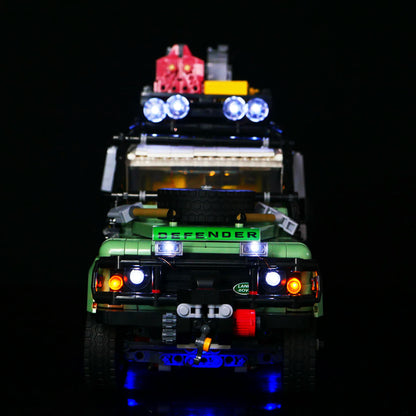 Távirányítós LED világítás LEGO 10317 Land Rover Defender-hez – DIY építőknek