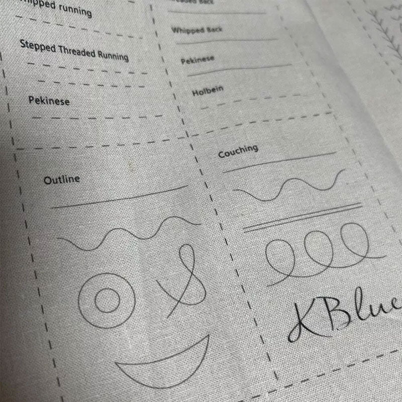 DIY hímzőkönyv utánzat lenvászonból – varrás és hímzés gyerekeknek