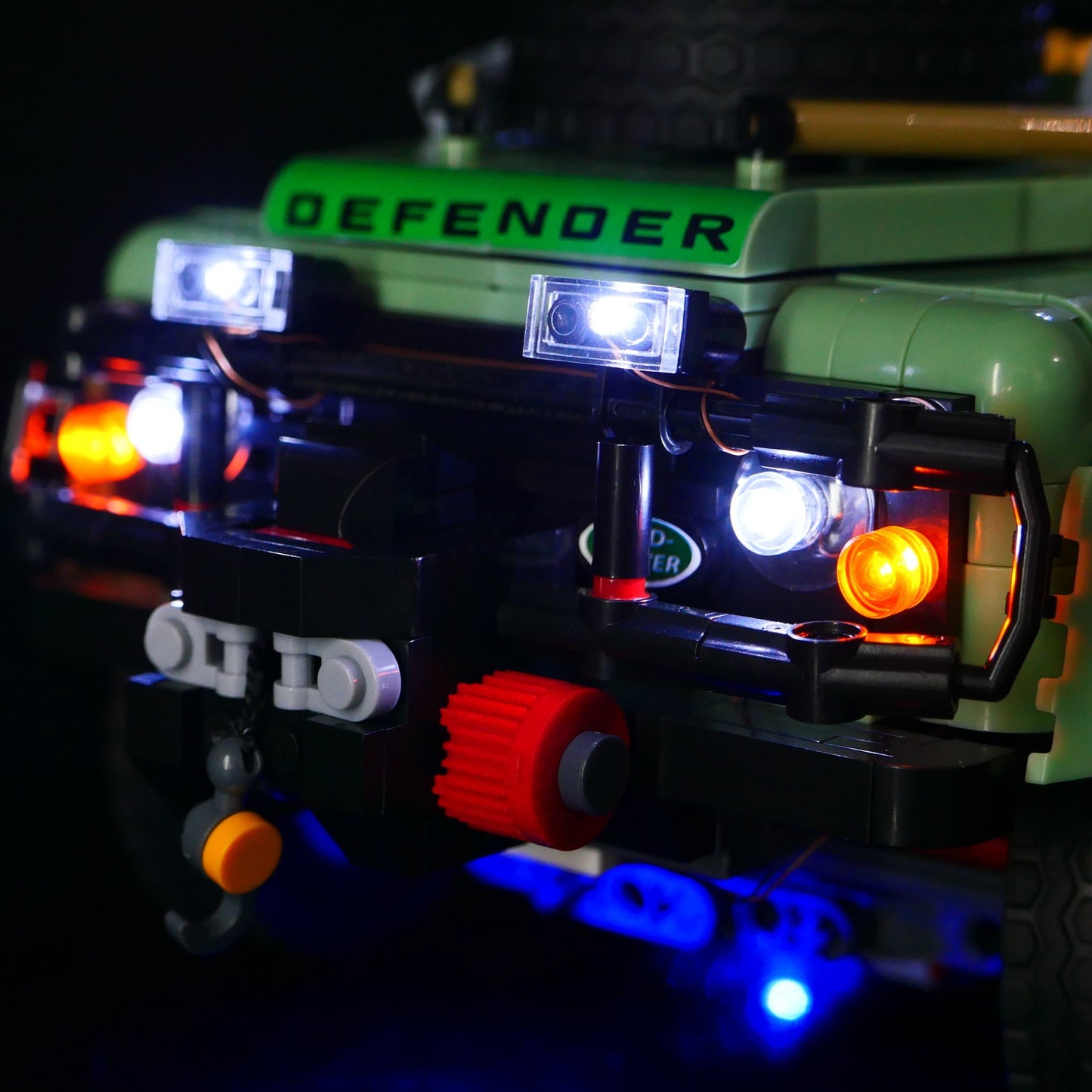 Távirányítós LED világítás LEGO 10317 Land Rover Defender-hez – DIY építőknek