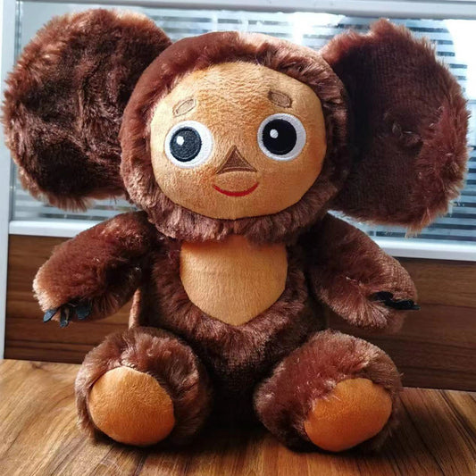 Nagyfülű majom plüss – Puha ölelhető játék, 23 cm / 30 cm