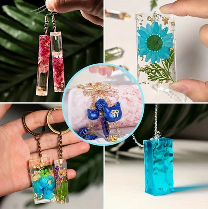 Epoxigyanta Szilikon Formakészlet – DIY ékszer készítő öntőformák