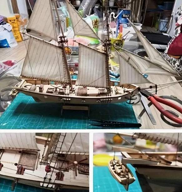 Fa Harko klasszikus nyugati hajómodell készlet – DIY modellező szett
