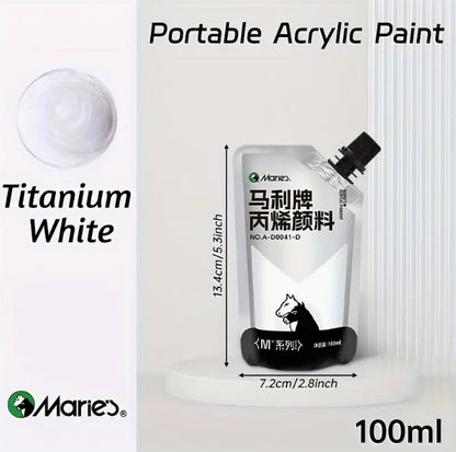 Marie's akrilfesték – 100 ml, vízálló, gazdag pigmenttartalmú, többféle felületre