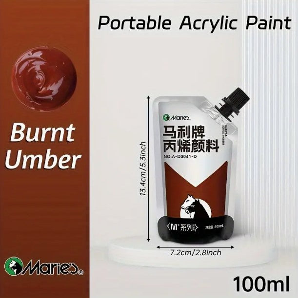 Marie's akrilfesték – 100 ml, vízálló, gazdag pigmenttartalmú, többféle felületre