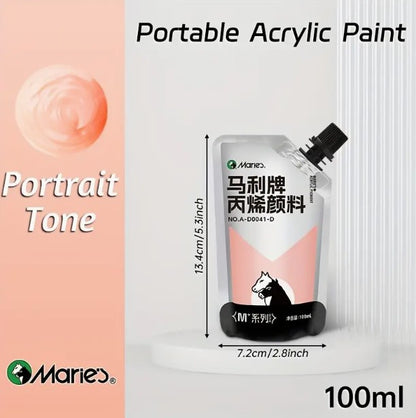 Marie's akrilfesték – 100 ml, vízálló, gazdag pigmenttartalmú, többféle felületre