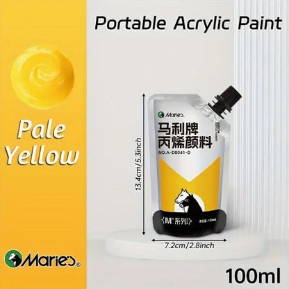 Marie's akrilfesték – 100 ml, vízálló, gazdag pigmenttartalmú, többféle felületre