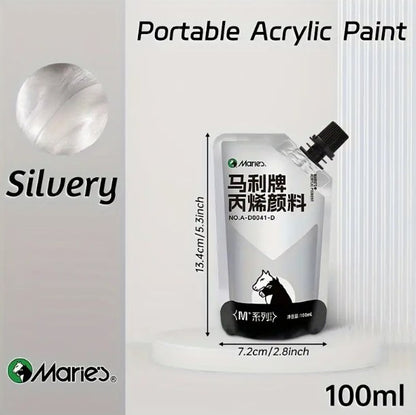 Marie's akrilfesték – 100 ml, vízálló, gazdag pigmenttartalmú, többféle felületre