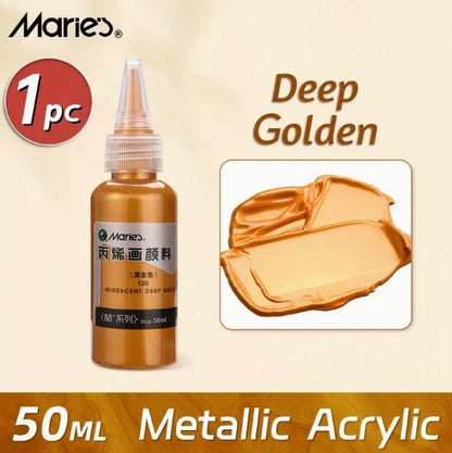 Marie's akrilfesték – 100 ml, vízálló, gazdag pigmenttartalmú, többféle felületre