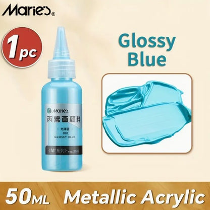 Marie's akrilfesték – 100 ml, vízálló, gazdag pigmenttartalmú, többféle felületre