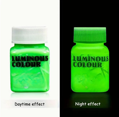 Szuperfényes Világító Akrilfesték – 58 ml – Epoxigyantához, Faiparhoz, DIY és Művészi Projektekhez