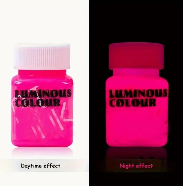 Szuperfényes Világító Akrilfesték – 58 ml – Epoxigyantához, Faiparhoz, DIY és Művészi Projektekhez