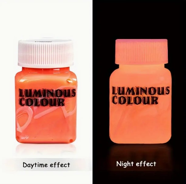 Szuperfényes Világító Akrilfesték – 58 ml – Epoxigyantához, Faiparhoz, DIY és Művészi Projektekhez
