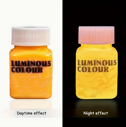 Szuperfényes Világító Akrilfesték – 58 ml – Epoxigyantához, Faiparhoz, DIY és Művészi Projektekhez