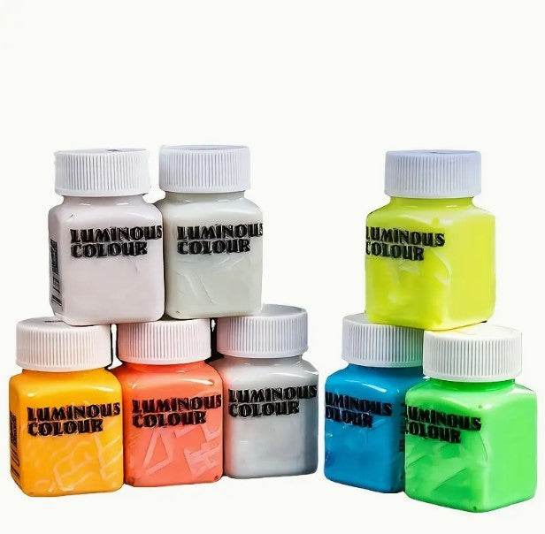 Szuperfényes Világító Akrilfesték – 58 ml – Epoxigyantához, Faiparhoz, DIY és Művészi Projektekhez