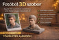 3D szobor kép vagy fotó alapján