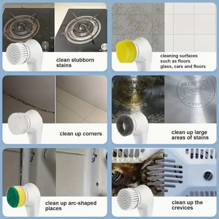 Elektromos forgó tisztítókefe