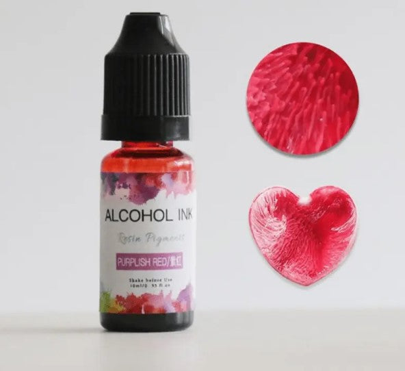 DIY UV epoxigyanta ékszerkészítő készlet – 10 ml műfesték alkoholgyanta pigment folyékony színező festék tinta diffúzió