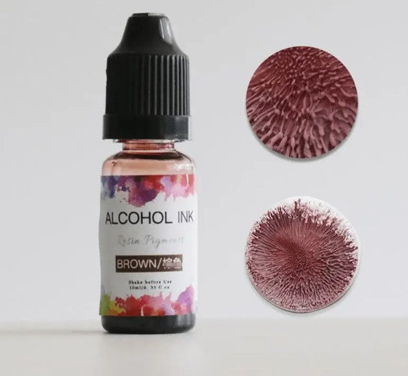 DIY UV epoxigyanta ékszerkészítő készlet – 10 ml műfesték alkoholgyanta pigment folyékony színező festék tinta diffúzió