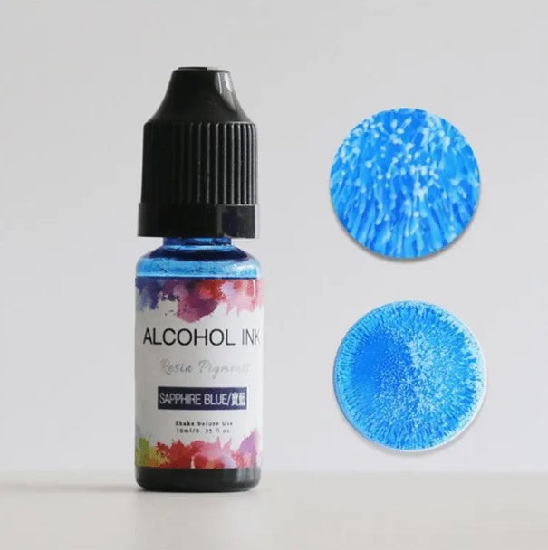 DIY UV epoxigyanta ékszerkészítő készlet – 10 ml műfesték alkoholgyanta pigment folyékony színező festék tinta diffúzió