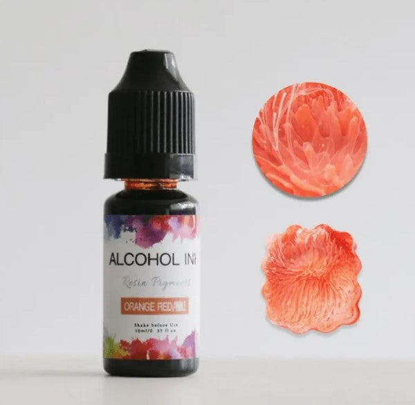 DIY UV epoxigyanta ékszerkészítő készlet – 10 ml műfesték alkoholgyanta pigment folyékony színező festék tinta diffúzió