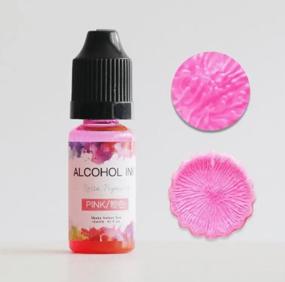 DIY UV epoxigyanta ékszerkészítő készlet – 10 ml műfesték alkoholgyanta pigment folyékony színező festék tinta diffúzió