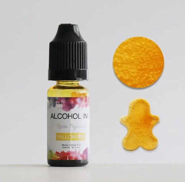 DIY UV epoxigyanta ékszerkészítő készlet – 10 ml műfesték alkoholgyanta pigment folyékony színező festék tinta diffúzió