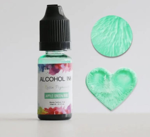 DIY UV epoxigyanta ékszerkészítő készlet – 10 ml műfesték alkoholgyanta pigment folyékony színező festék tinta diffúzió